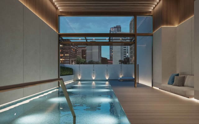 Rooftop pool